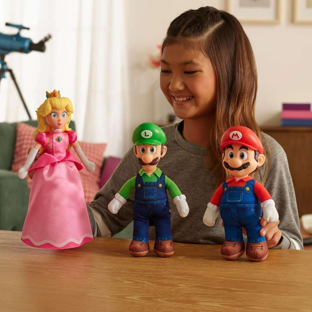 Super Mario Galaxy Luigi Jumbo Plush (9in/23cm) with voucher code