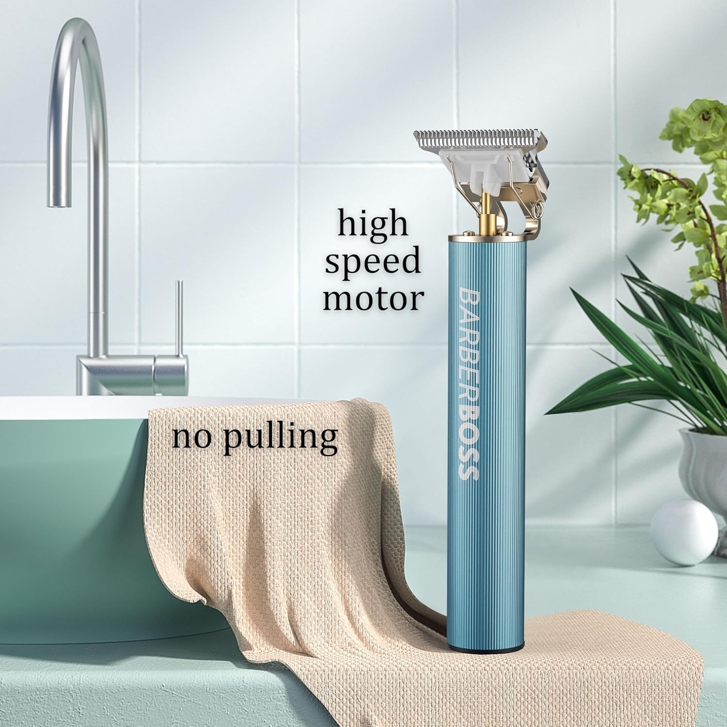BarberBoss Cordless Beard Trimmer and Hair Clippers Precision Grooming Kit