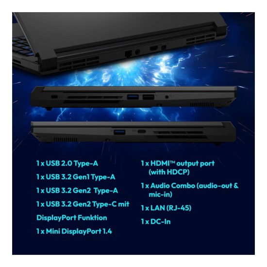 Medion Erazer Scout 15 Intel Core i5-13420H 16GB RAM 1TB SSD RTX 5050 15.6 inch Windows 11 Home Gaming Laptop