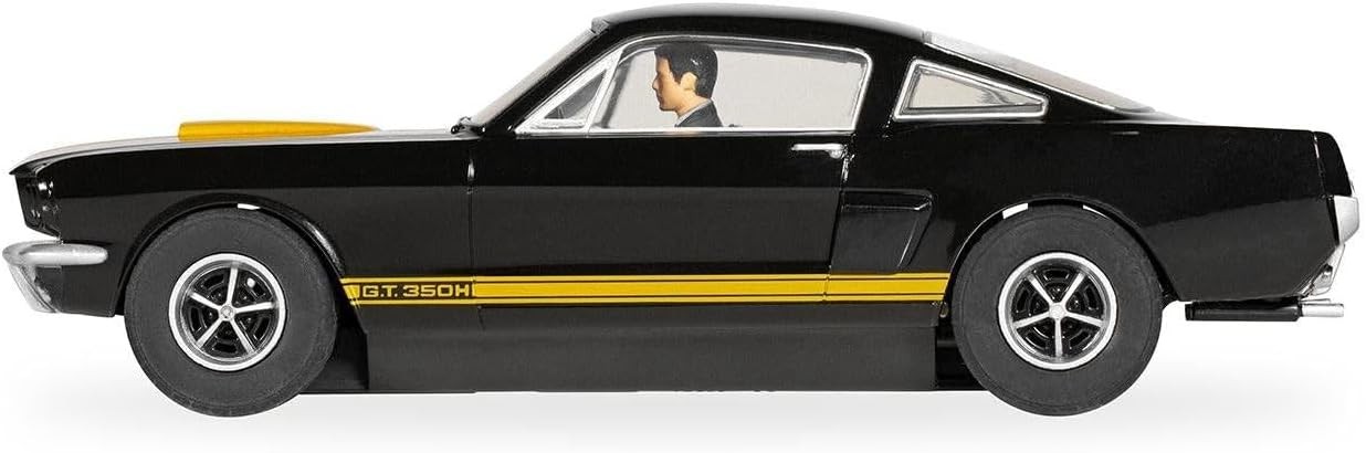 Scalextric C4542 Shelby Mustang GT350H Hertz Edition, Black and Gold