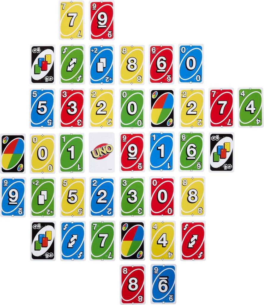 Mattel UNO Braille card game, ace for blind & low-vision players