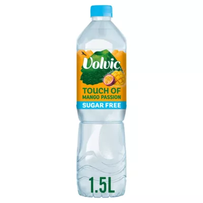 Volvic Touch of Fruit Mango & Passion Fruit Sugar Free Still Flavoured Water 1.5L