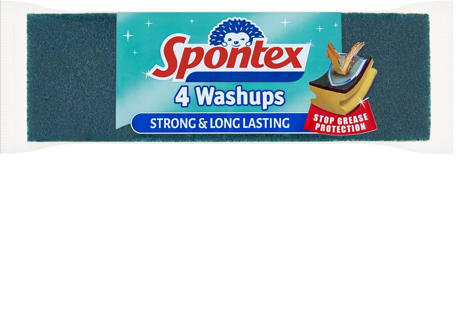 Spontex Washups General Purpose Sponge Scourers, Pack of 4