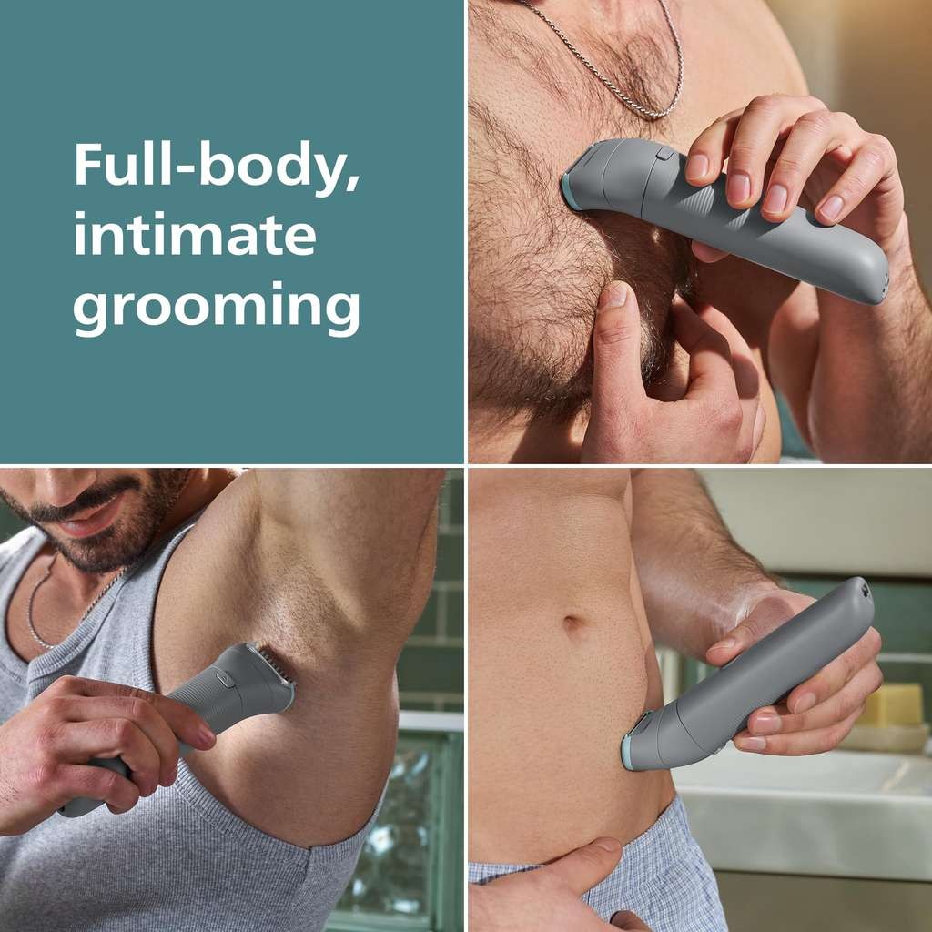 Philips Body Groomer 3000 Body and Balls Triple Protect Shave System BG3480/15