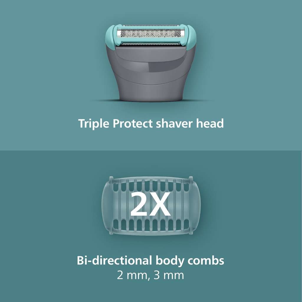Philips Body Groomer 3000 Body and Balls Triple Protect Shave System BG3480/15
