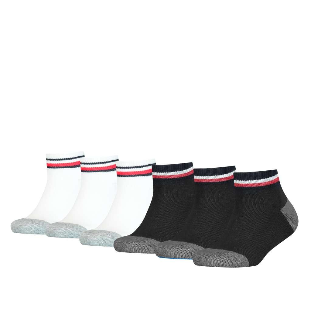 Tommy Hilfiger Unisex Kid's Iconic Sports Quarter, Pack of 6