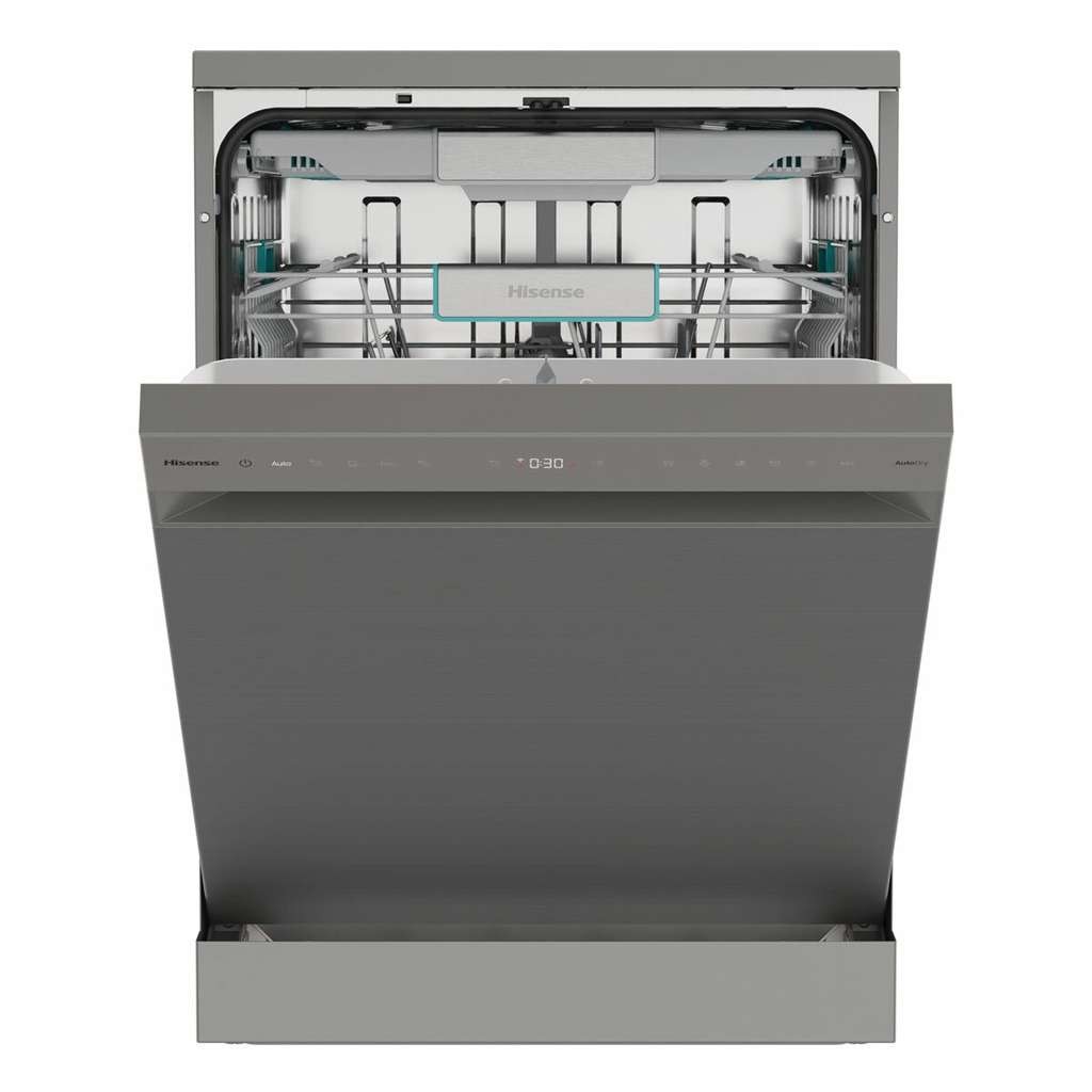 Hisense HS673A90XUK 16 Place Dishwasher in Silver, A rated, £349.99 after cashback