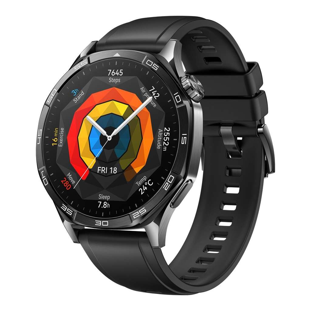 Huawei Watch GT 5 46mm Smartwatch, Like New, Blue, Black