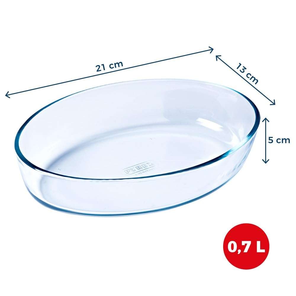 Pyrex Ideal Airfryer Oval Oven Dish 21 x 13cm