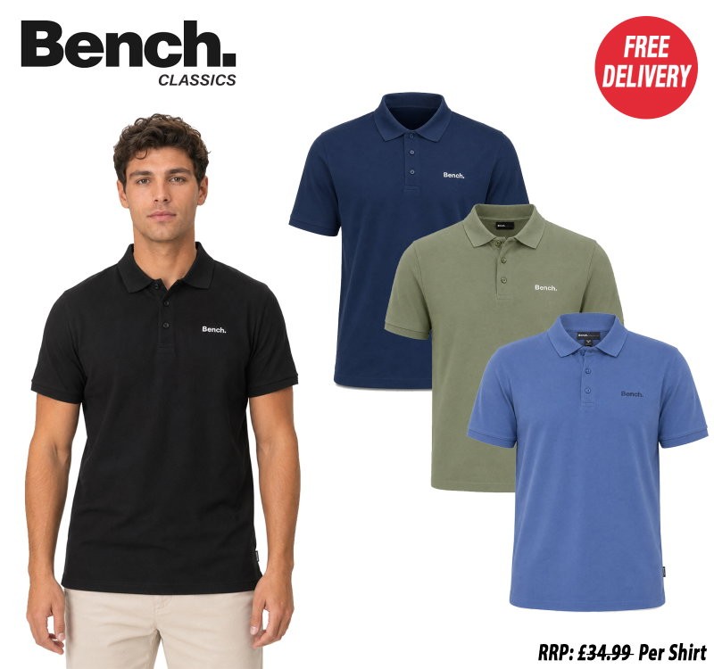 Bench Mens Polo Shirts