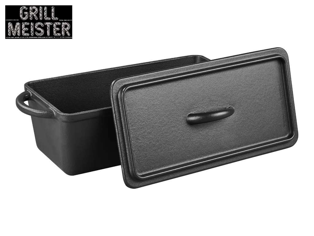 GRILLMEISTER cast iron wok, bread pan or Dutch oven