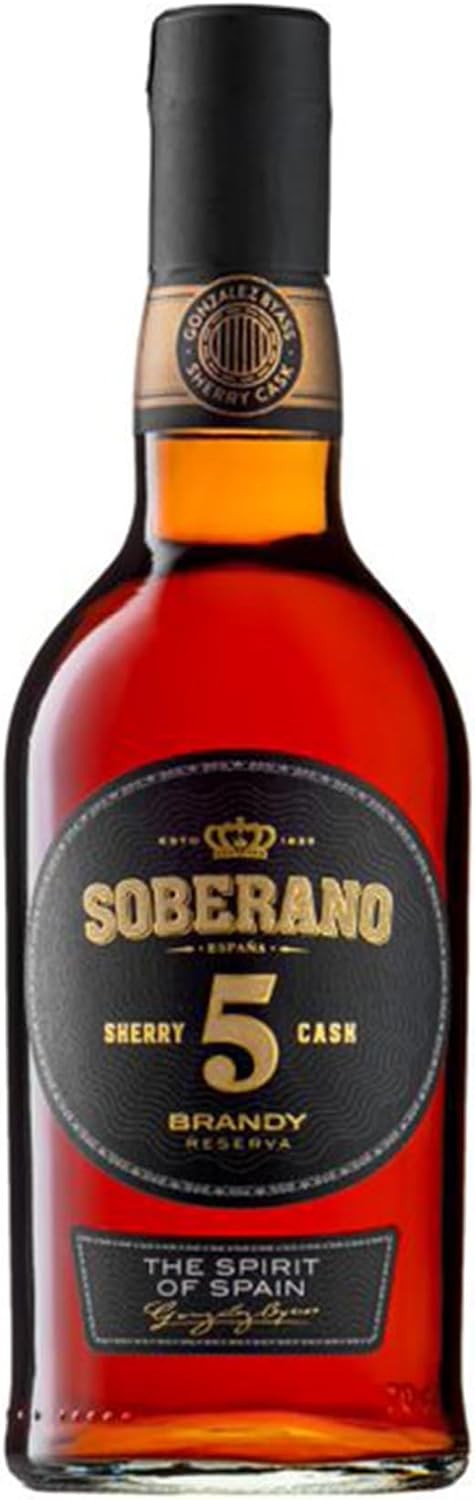 Soberano 5 Reserva Spanish Brandy, 5 Year Aged, 70 cl