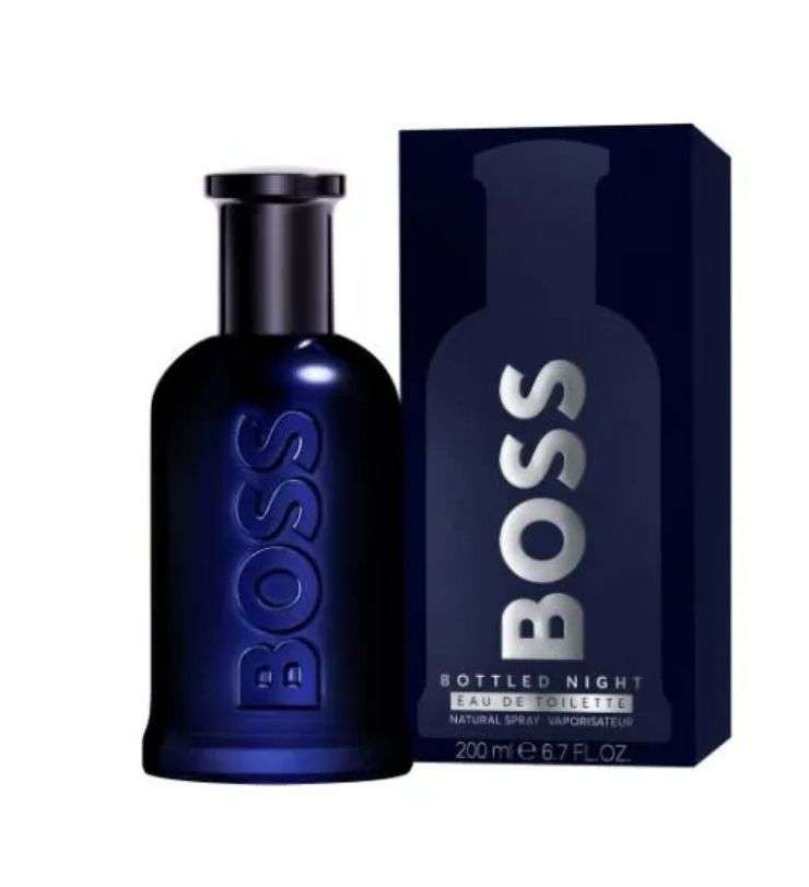 BOSS Bottled Night EDT 200ml with free BOSS Card Holder