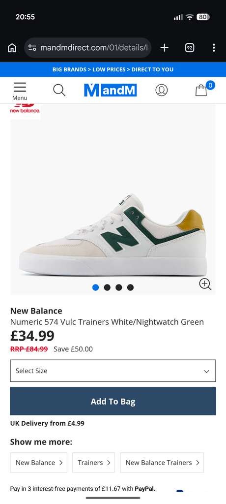Trainers clearance deals: PUMA, Skechers, Adidas & more. E.g. PUMA Womens Vikky V3 Peach