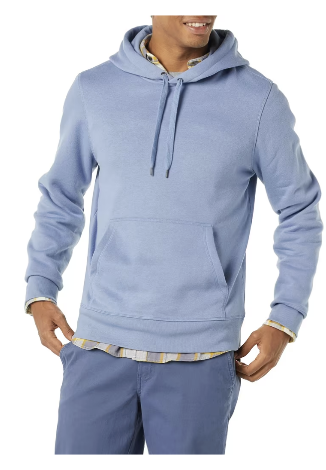 Amazon Essentials Men's Pullover Sweatshirt Hoodie (Slate Blue) Size: XL