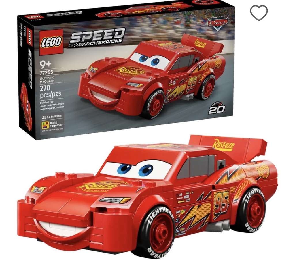 LEGO Speed Champions 77255, Lightning McQueen from Disney Pixar Cars
