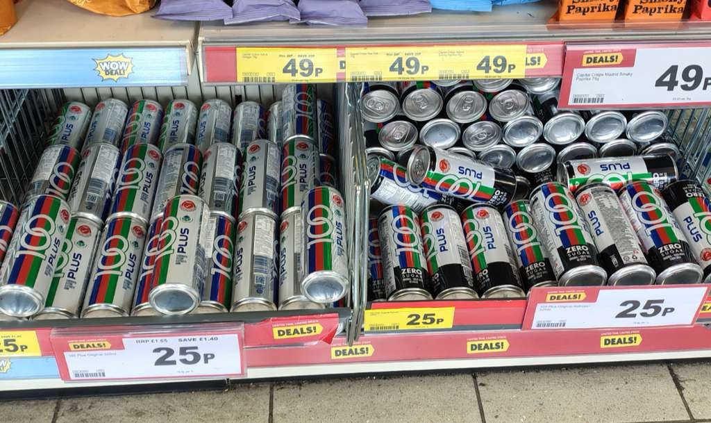 100 Plus Isotonic Drink (two types) in Newport