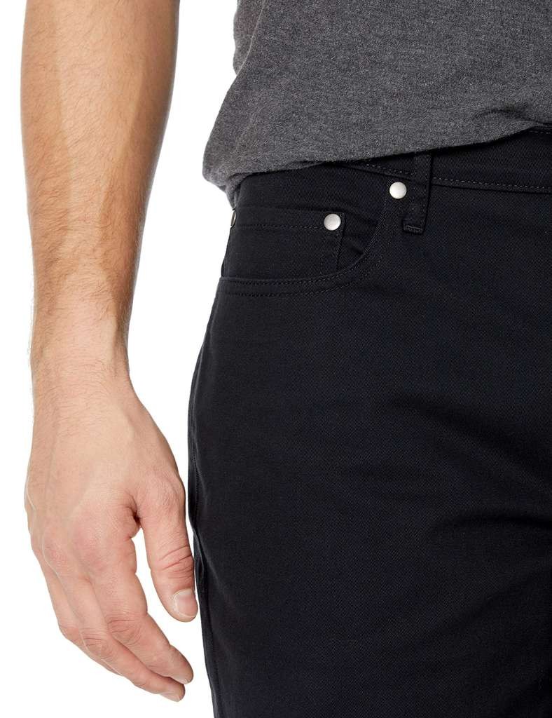 Amazon Essentials Men's Slim-Fit Stretch 7" Black Shorts