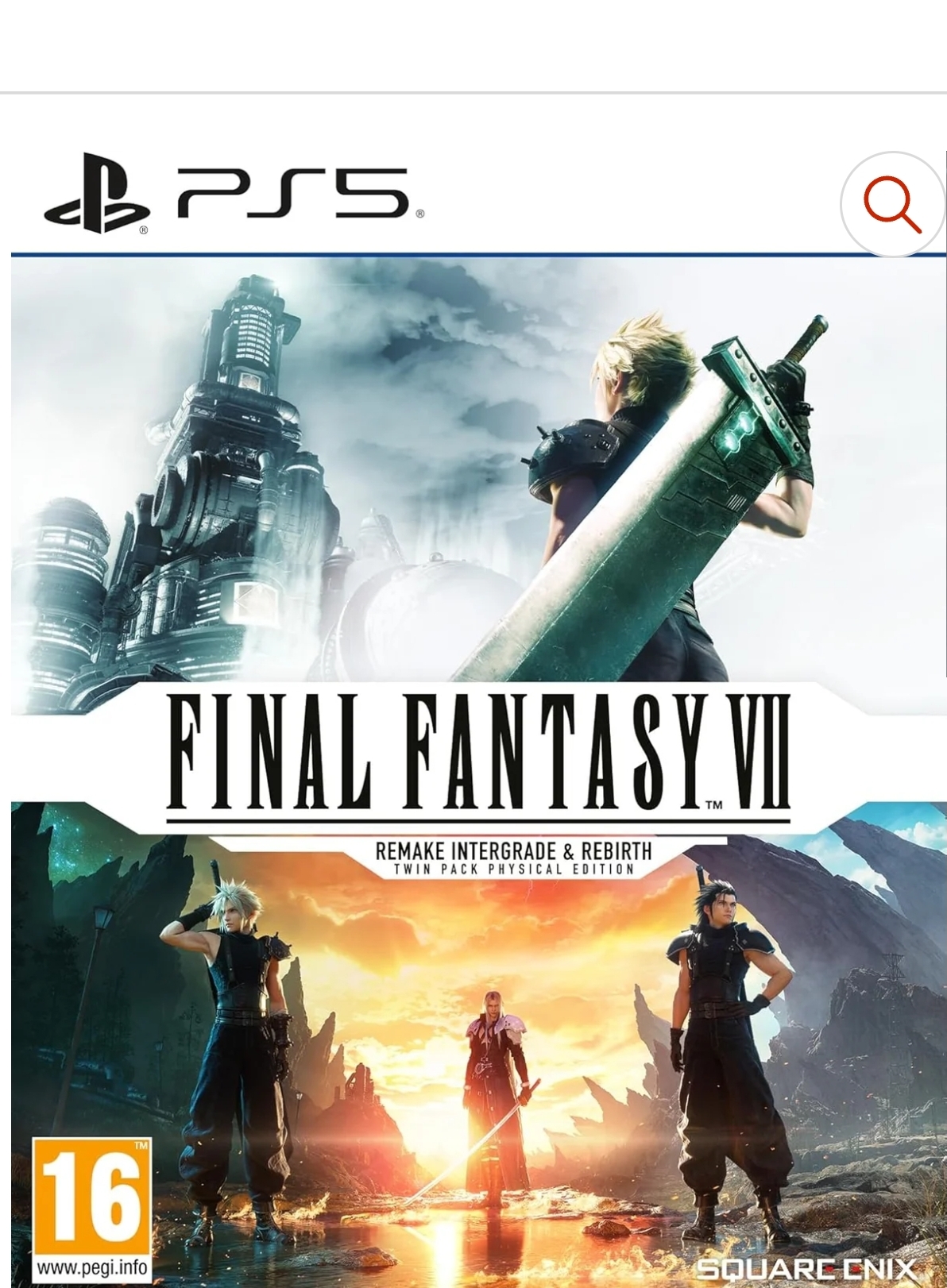 Final Fantasy VII REMAKE INTERGRADE &amp; REBIRTH Twin Pack (PS5)