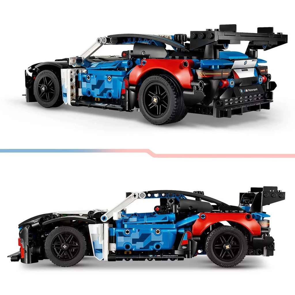 LEGO Technic BMW M4 GT3 EVO Race Car 42226 & Jeep Wrangler Rubicon SUV 42227, good models