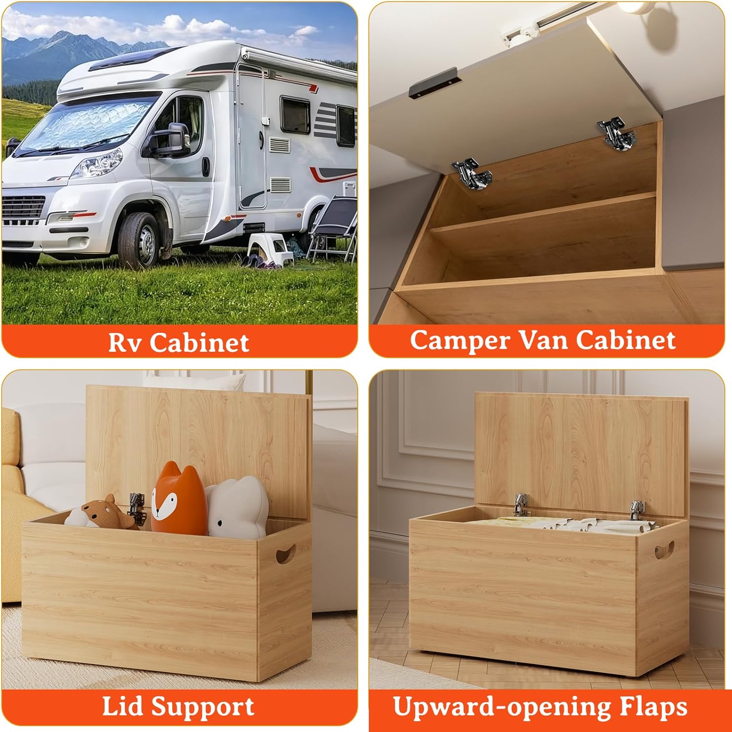 90 Degree Heavy Duty Soft Close Cabinet Flap Hinges