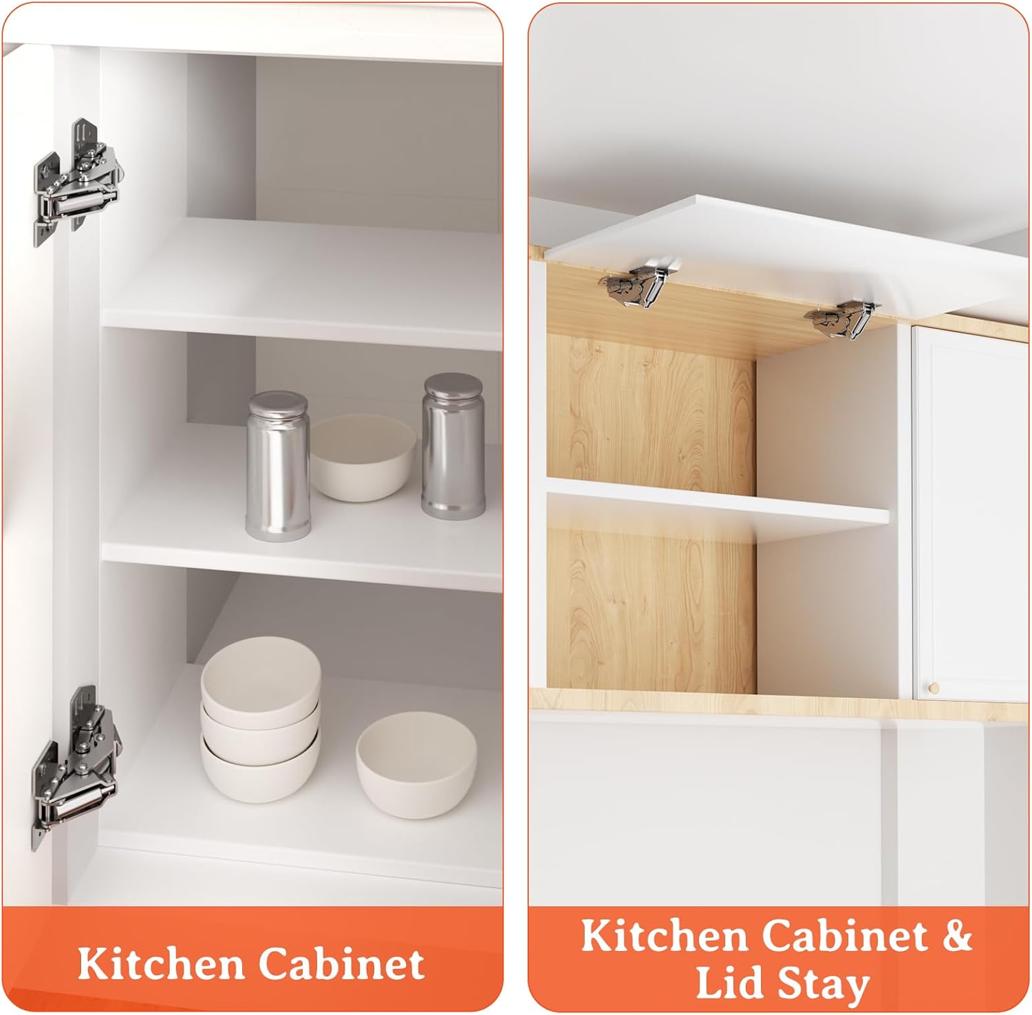 90 Degree Heavy Duty Soft Close Cabinet Flap Hinges