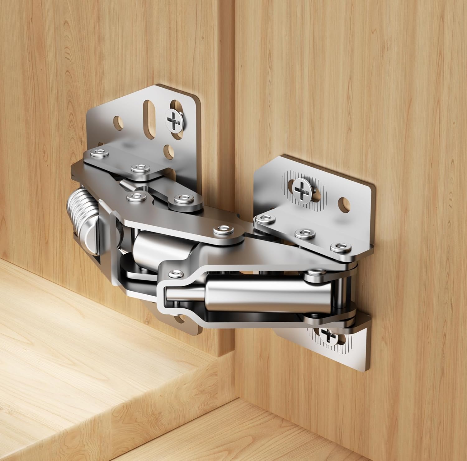90 Degree Heavy Duty Soft Close Cabinet Flap Hinges
