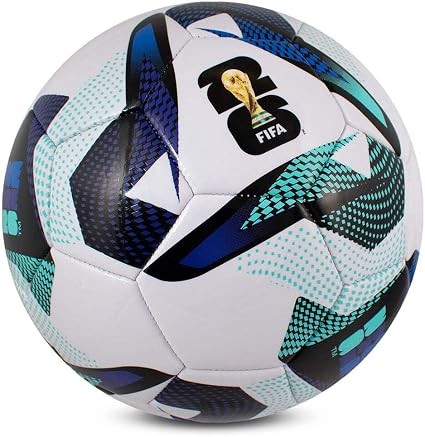 Hy-Pro Officially Licensed FIFA World Cup 2026 Size 5 Spectrum Football, Training Ball with Trophy Design & Host Nations Graphics