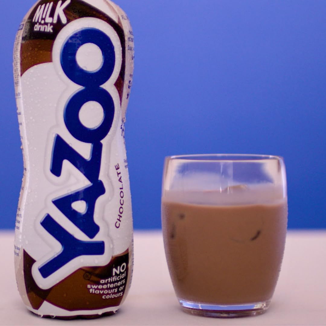 YAZOO Chocolate Milkshake Milk Drink, 400 ml (Pack of 10) | Ready-To-Drink Flavoured Milk , High in Protein and Calcium, Lunchbox, School or Office