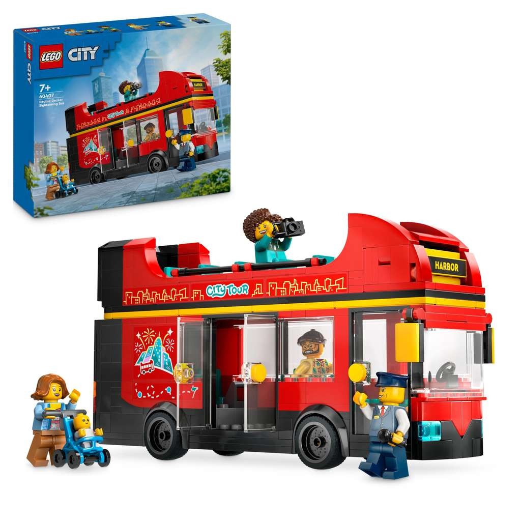 Lego City Red Double-Decker Sightseeing Bus (60407)