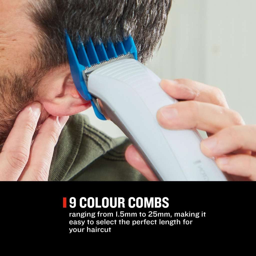 Remington Colour Cut Hair Clippers Kit (HC5035), corded, self-sharpening, comfort tip, voucher