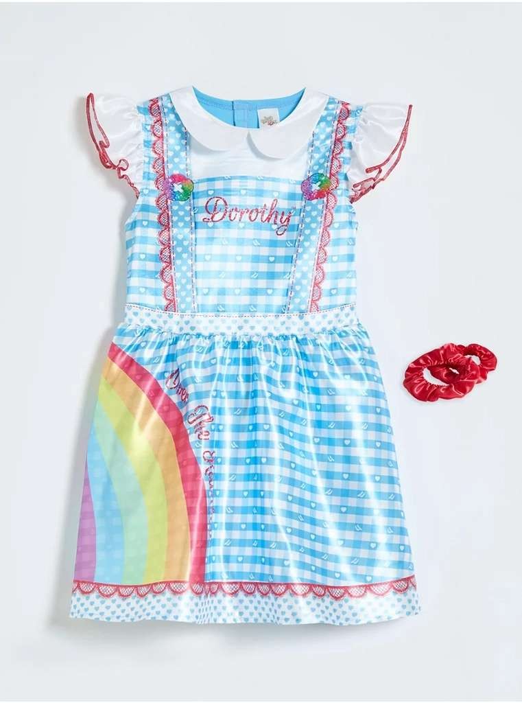 Wizard of Oz Dorothy fancy dress kids costume, free Click & Collect