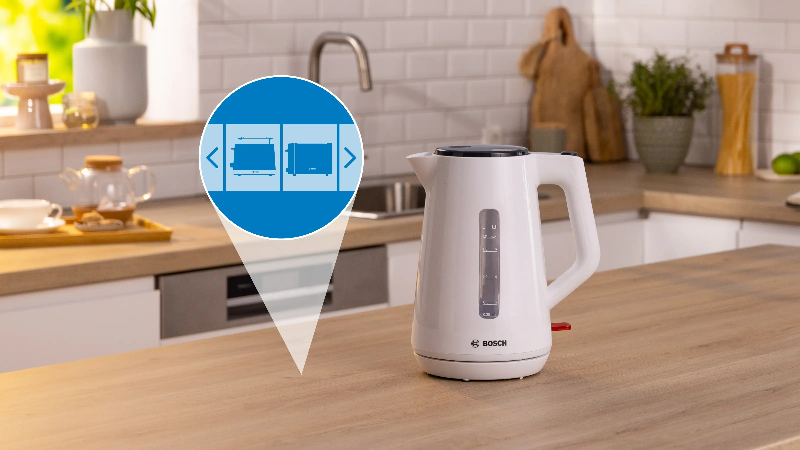 Bosch MyMoment TWK1M121GB Kettle White