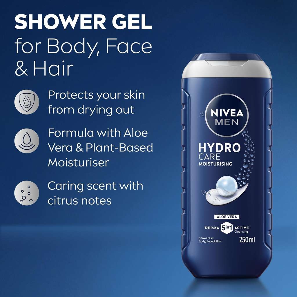 NIVEA MEN Hydrocare Shower Gel 250ml, worth picking up