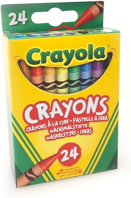 Crayola Crayons, Bright Strong Colours, Multi, 24 Count (Pack of 1)