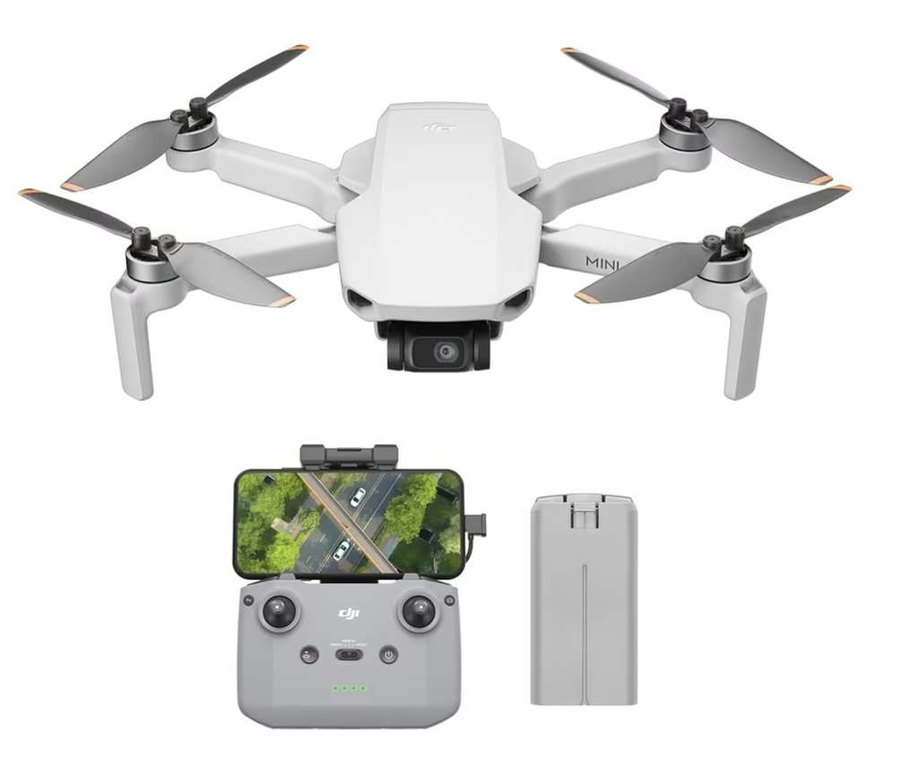 DJI Mini 4K Drone with Camera, Under 249g, 3-Axis Gimbal Stabilization, 10km Video Transmission, Auto Return