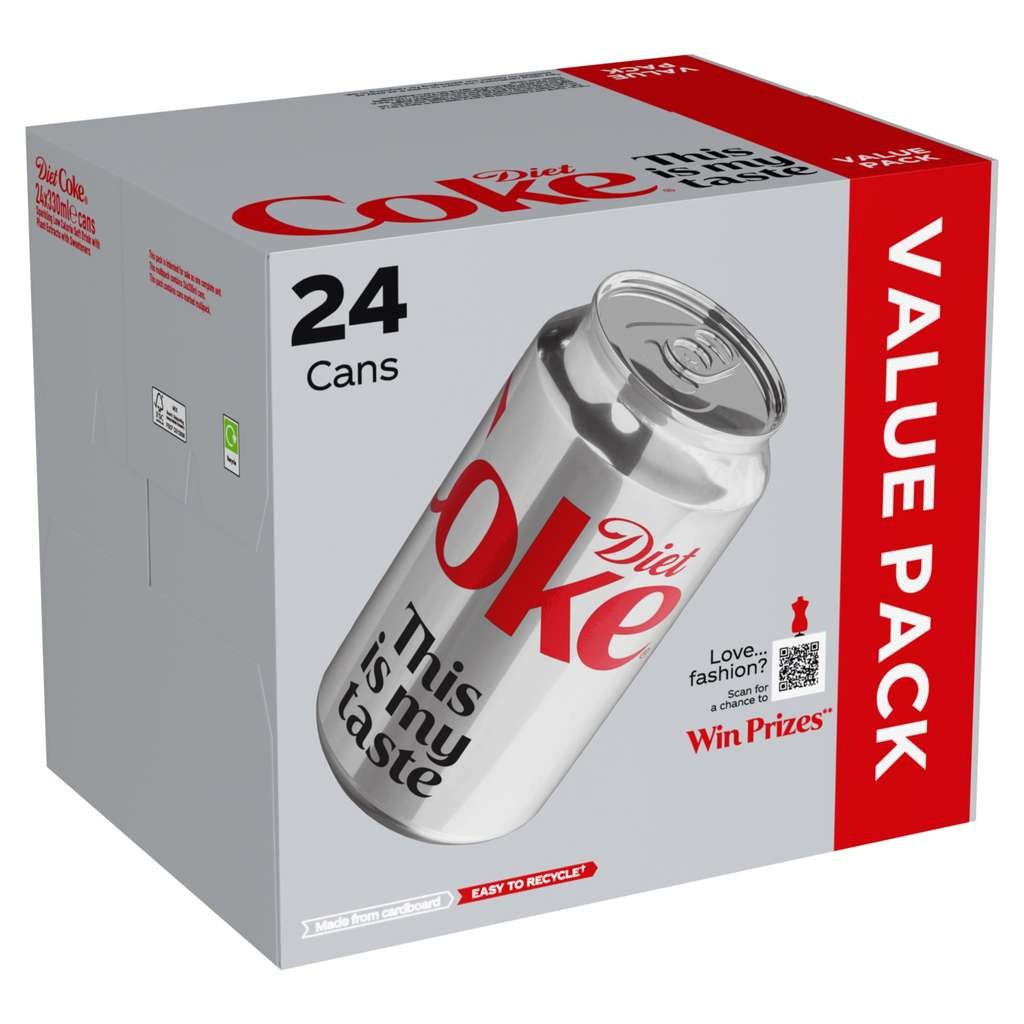 Diet Coca Cola 24 pack £8.97 on S&S