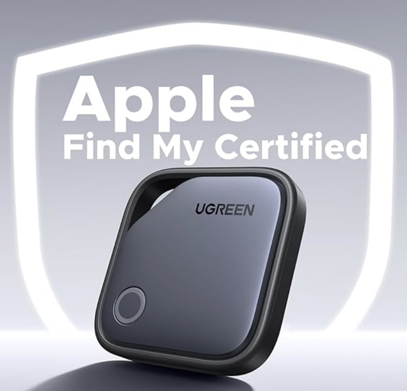 UGREEN FineTrack (4 Pack) Compatible with Apple Find My (iOS only), Air Tracker Tag with 2-Year Replaceable Battery - Sold by UGREEN GROUP LIMITED UK