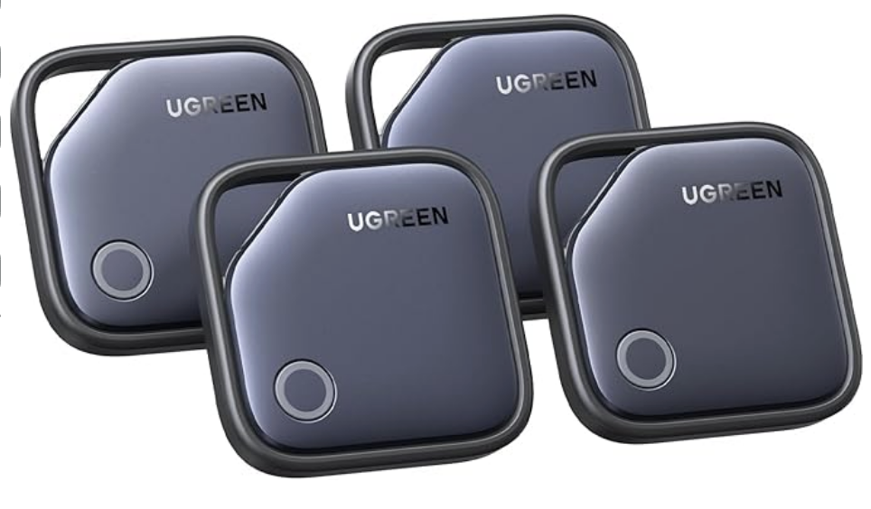 UGREEN FineTrack (4 Pack) Compatible with Apple Find My (iOS only), Air Tracker Tag with 2-Year Replaceable Battery - Sold by UGREEN GROUP LIMITED UK