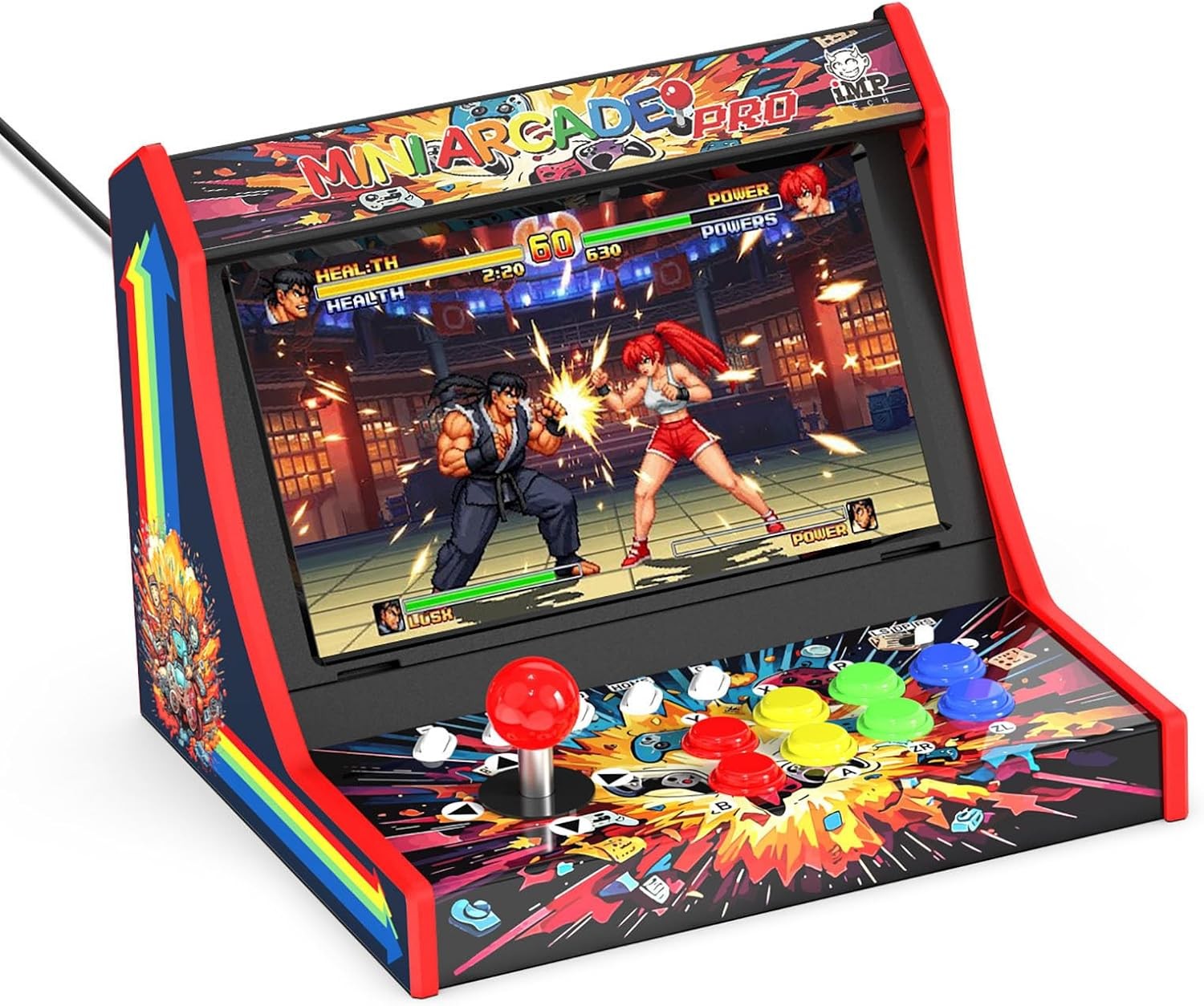 Mini Arcade Pro Retro Game Cabinet Compatible with Nintendo Switch, Switch 2, OLED