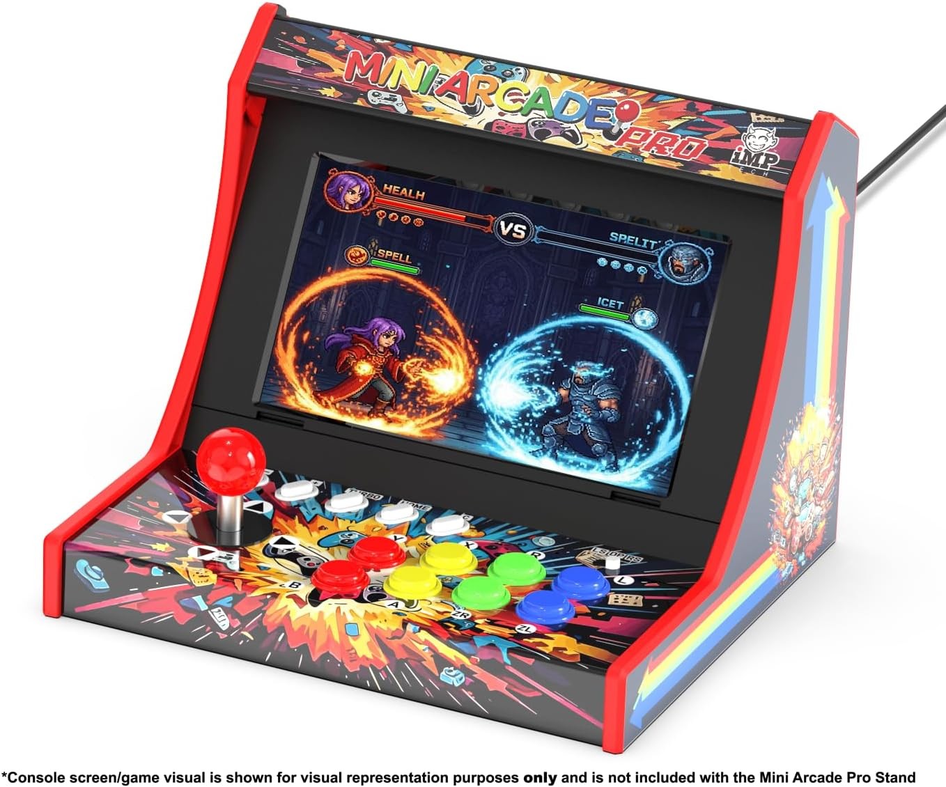 Mini Arcade Pro Retro Game Cabinet Compatible with Nintendo Switch, Switch 2, OLED