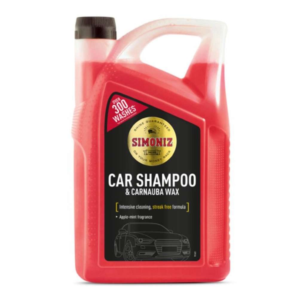 Simoniz Car Shampoo with Carnuba Wax, big 5L bottle