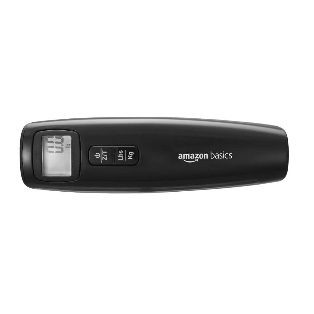 Amazon Basics Digital Luggage Scale with Tare Function, 50kg Capacity