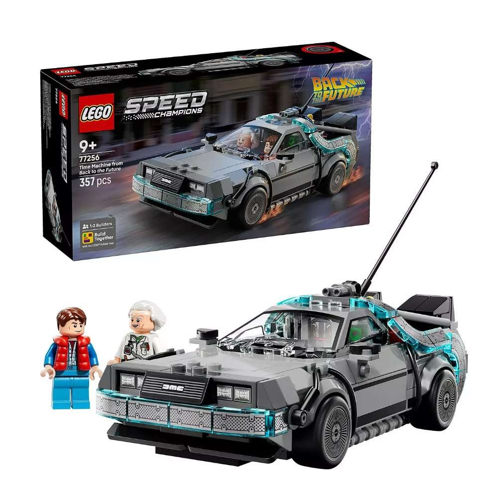 Decent LEGO Speed Champions Back to the Future Time Machine (77256)