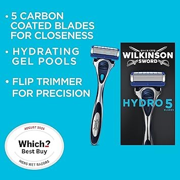 Wilkinson Sword Hydro 5 men's razor pack (handle + 9 blades)