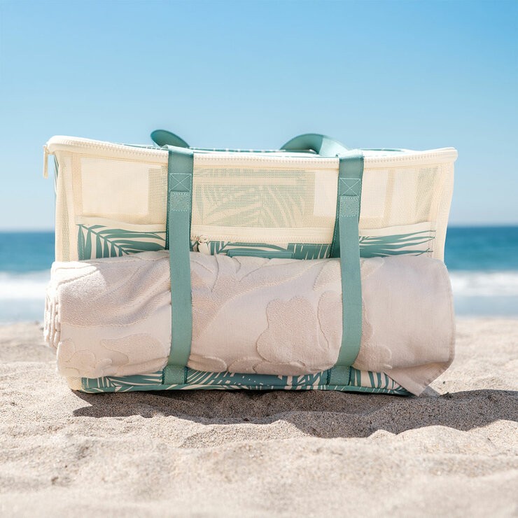 Aloha + CleverMade Collapsible Beach Tote in Two Colours