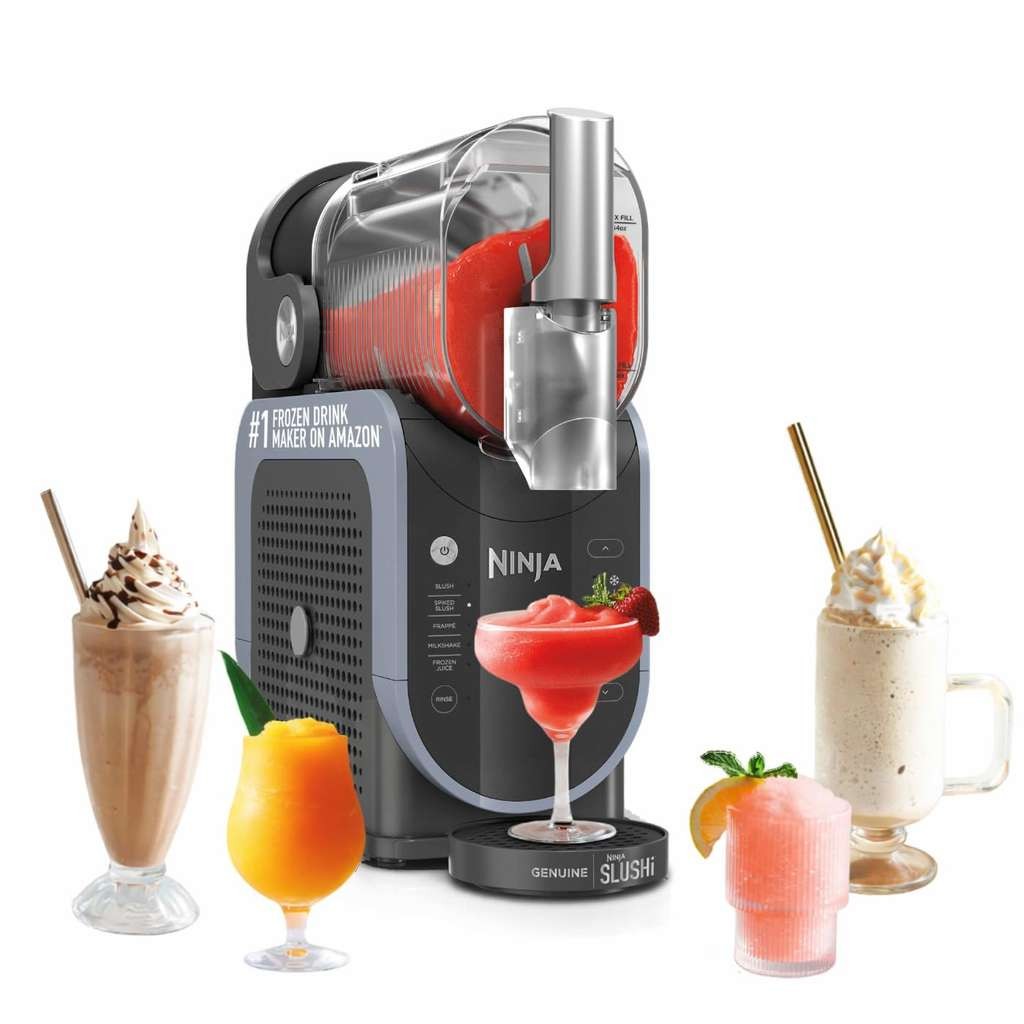 Ninja SLUSHi Frozen Drinks Maker (1.9L, Blue & Grey). WhisperChill Technology, FS301UK