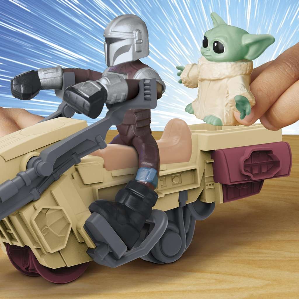 Play-Doh Star Wars The Mandalorian Launching Speeder Playset, looks brilliant