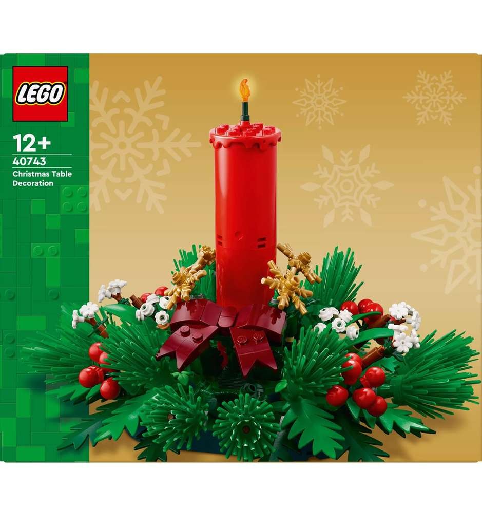 Lego 40743 Christmas Table Decoration, at Brent Cross in store