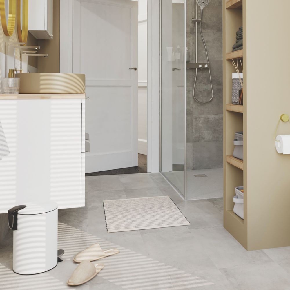 Koros Pedal Bin White Gloss 3L